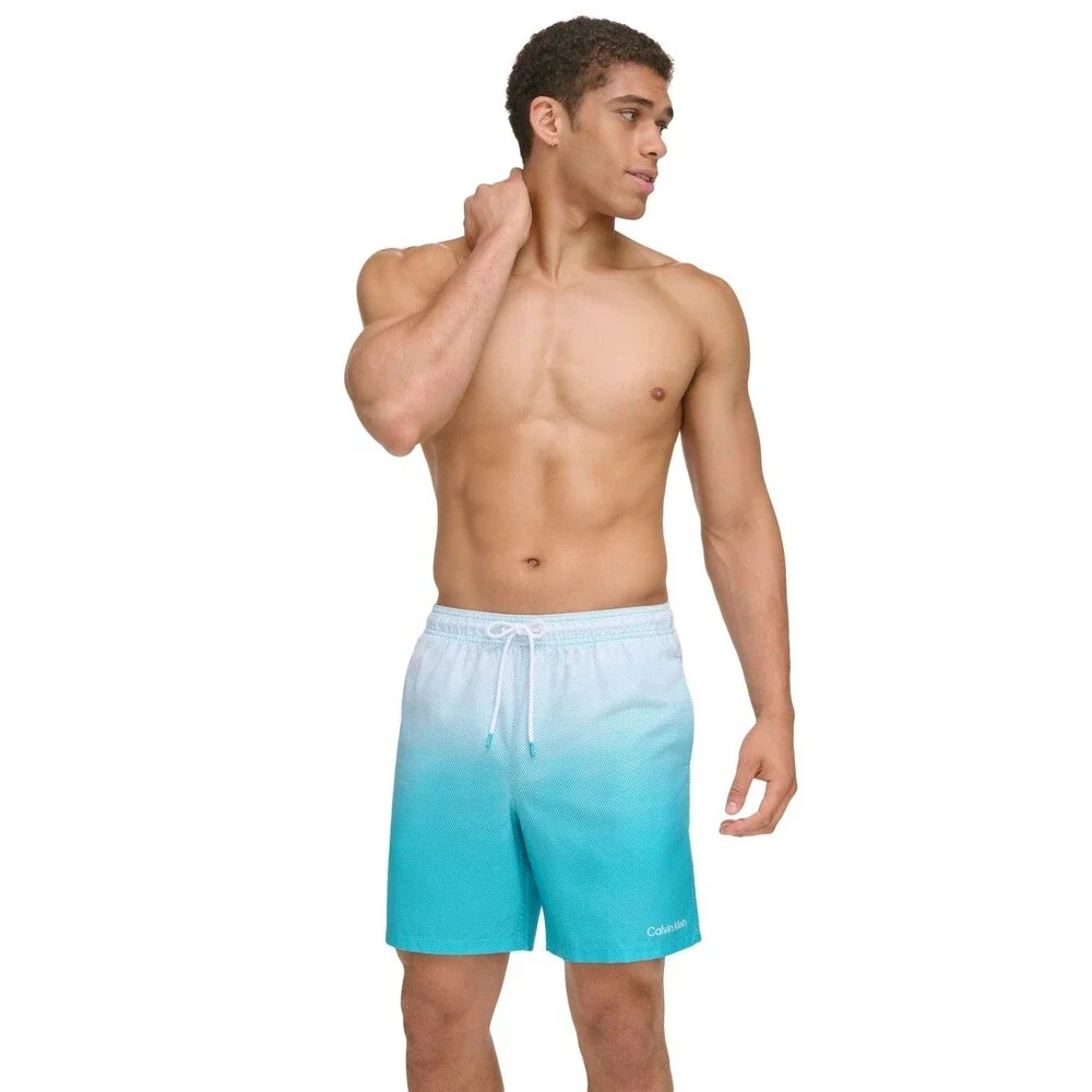Nautica Volley Swim Trunk Men's Large Atlantis Gradient Dot 7